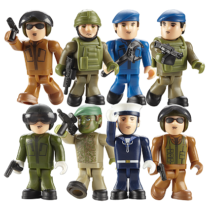 HM Armed Forces Character Building Series 3 Micro Figures with Display Base 